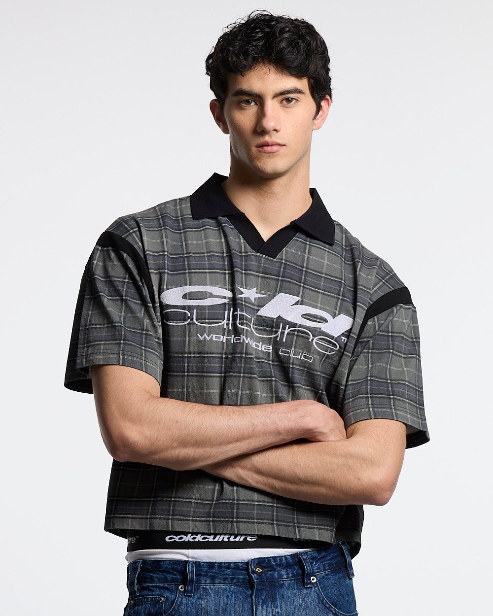 RAW CITY POLO TARTAN