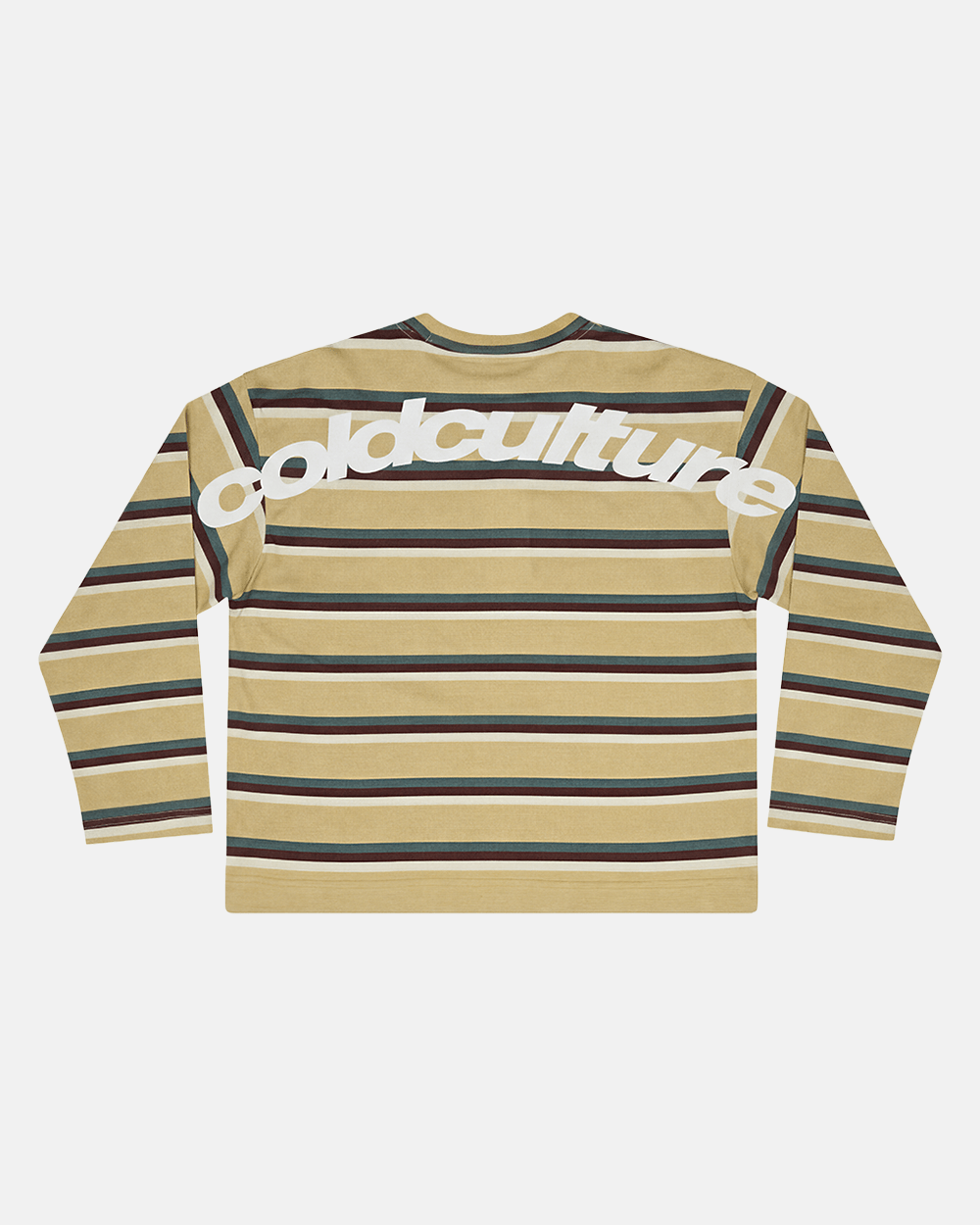 RAY CURVED LONGSLEEVE YELLOW & BROWN