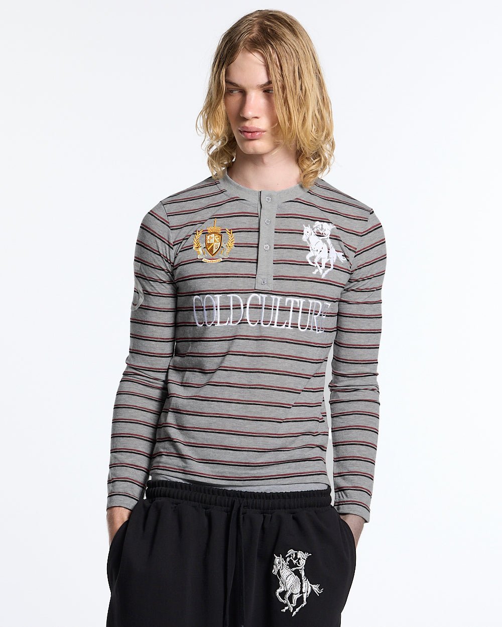 RIDING CLUB LONGSLEEVE GREY