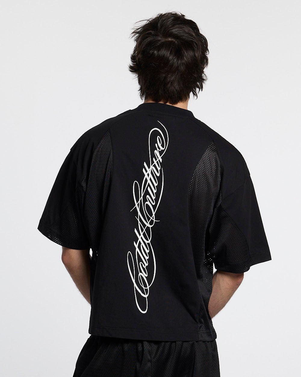 RIOT MESH TEE BLACK