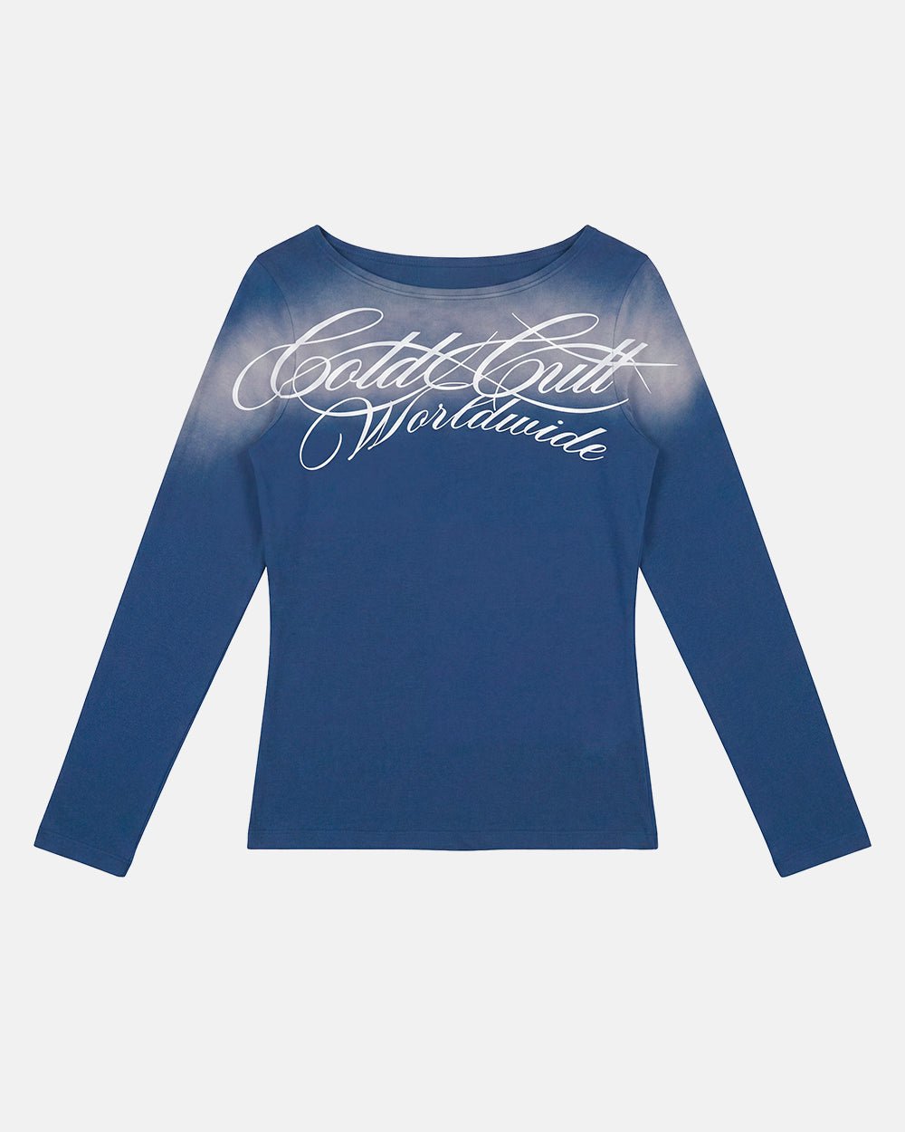 ROUGH LONGSLEEVE TEE BLUE