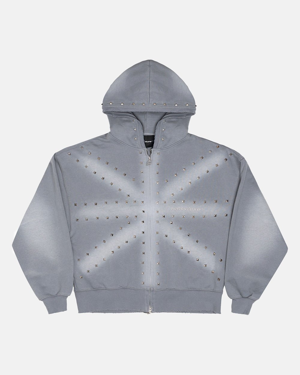 ROYAL ZIP HOODIE ANTARTIC GREY