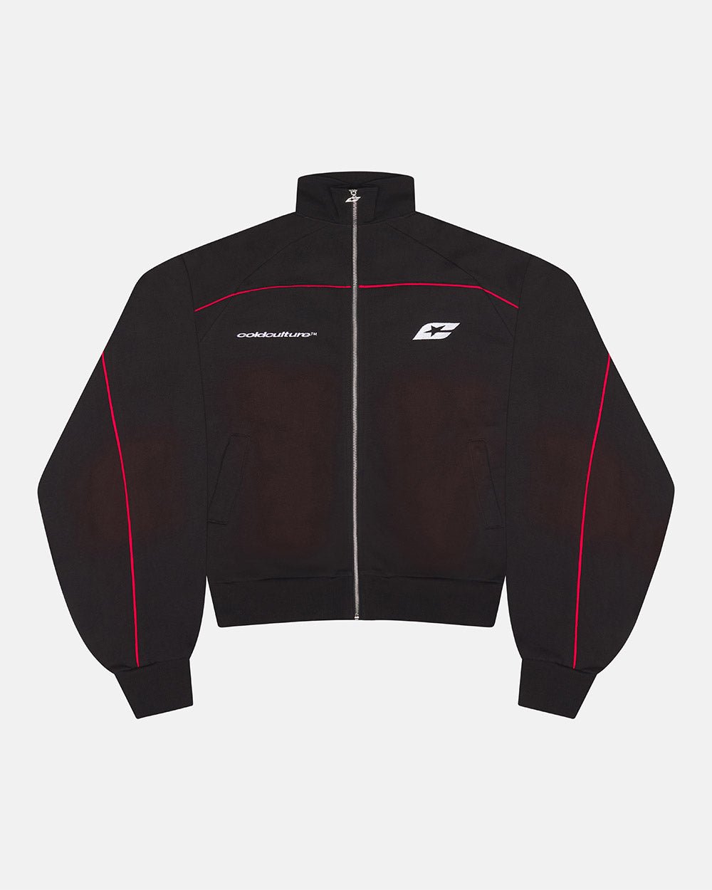 SAVAGE WASHED JACKET BLACK & RED