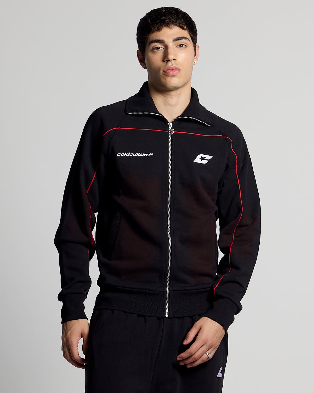 SAVAGE WASHED JACKET BLACK & RED