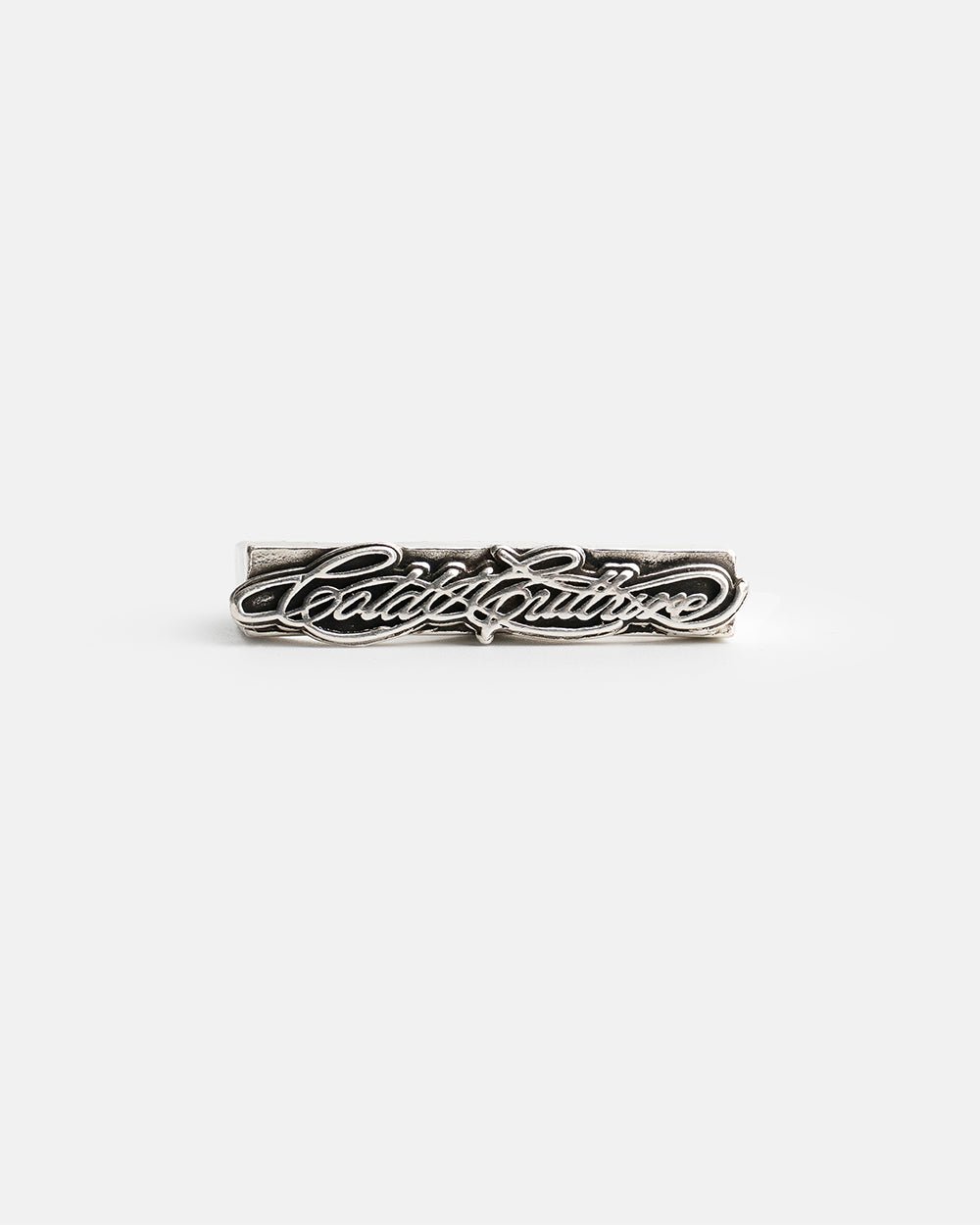 SCRIPT DOUBLE RING SILVER