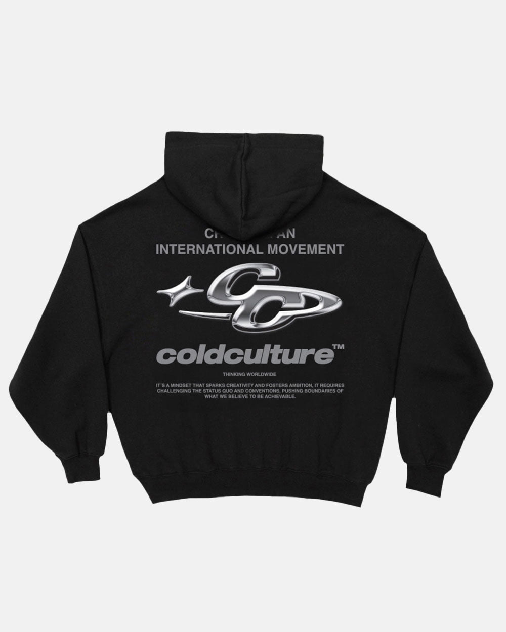 SPARKLY HOODIE BLACK