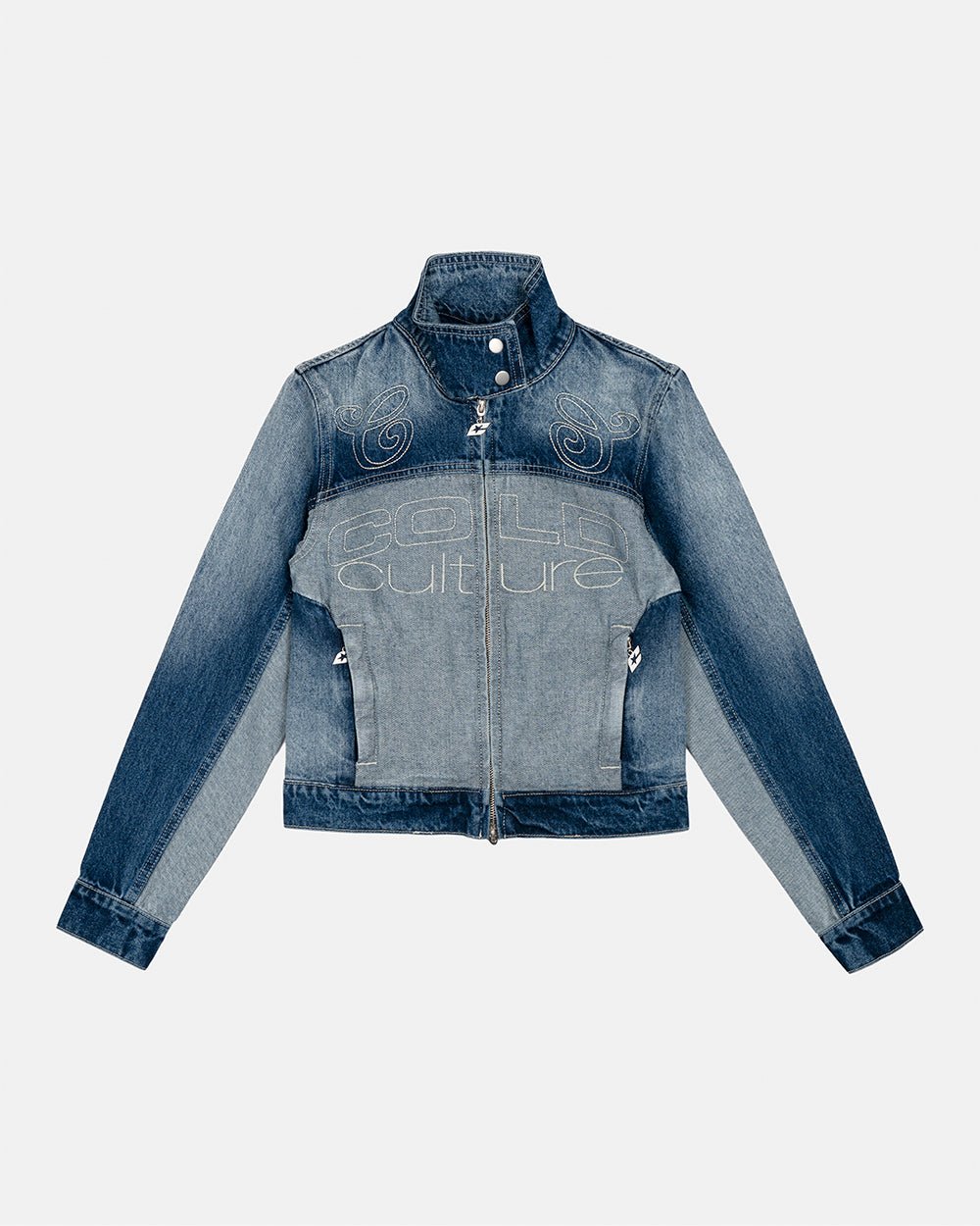 SPLIT ZIP JACKET BLUE