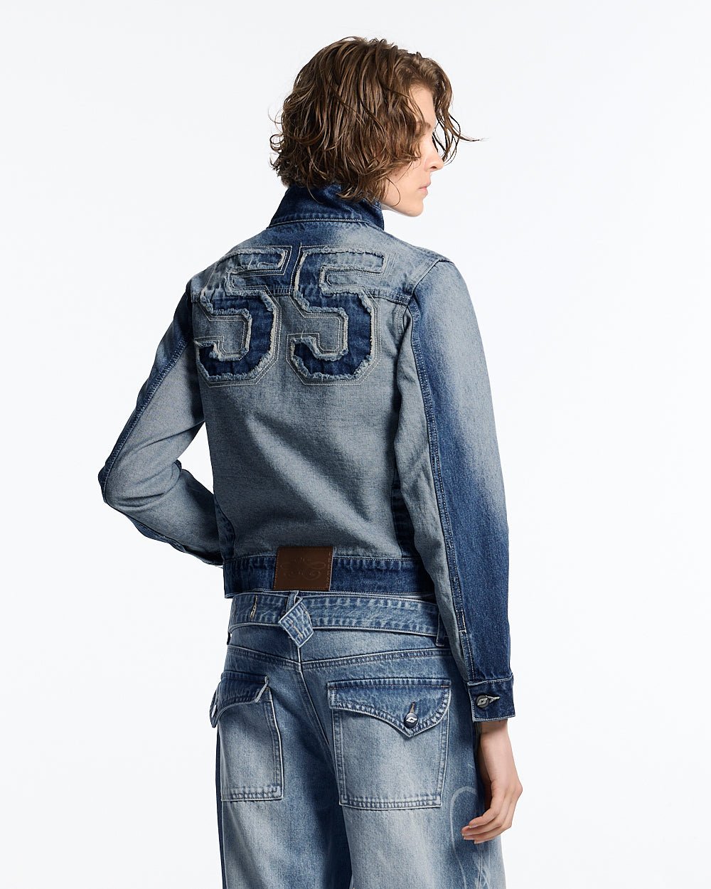 SPLIT ZIP JACKET BLUE