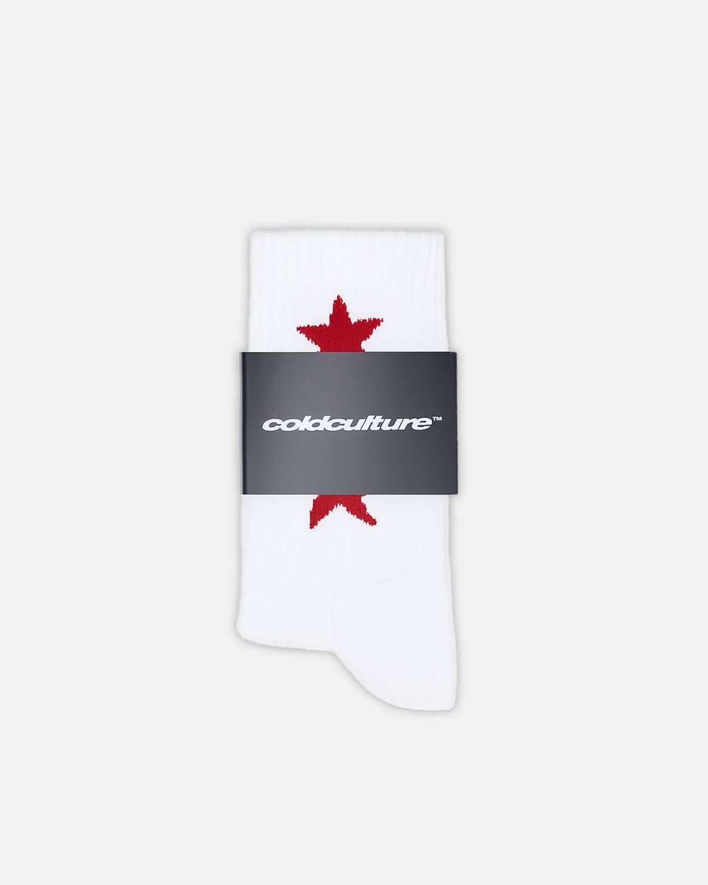 STARRY SOCKS RED/WHITE