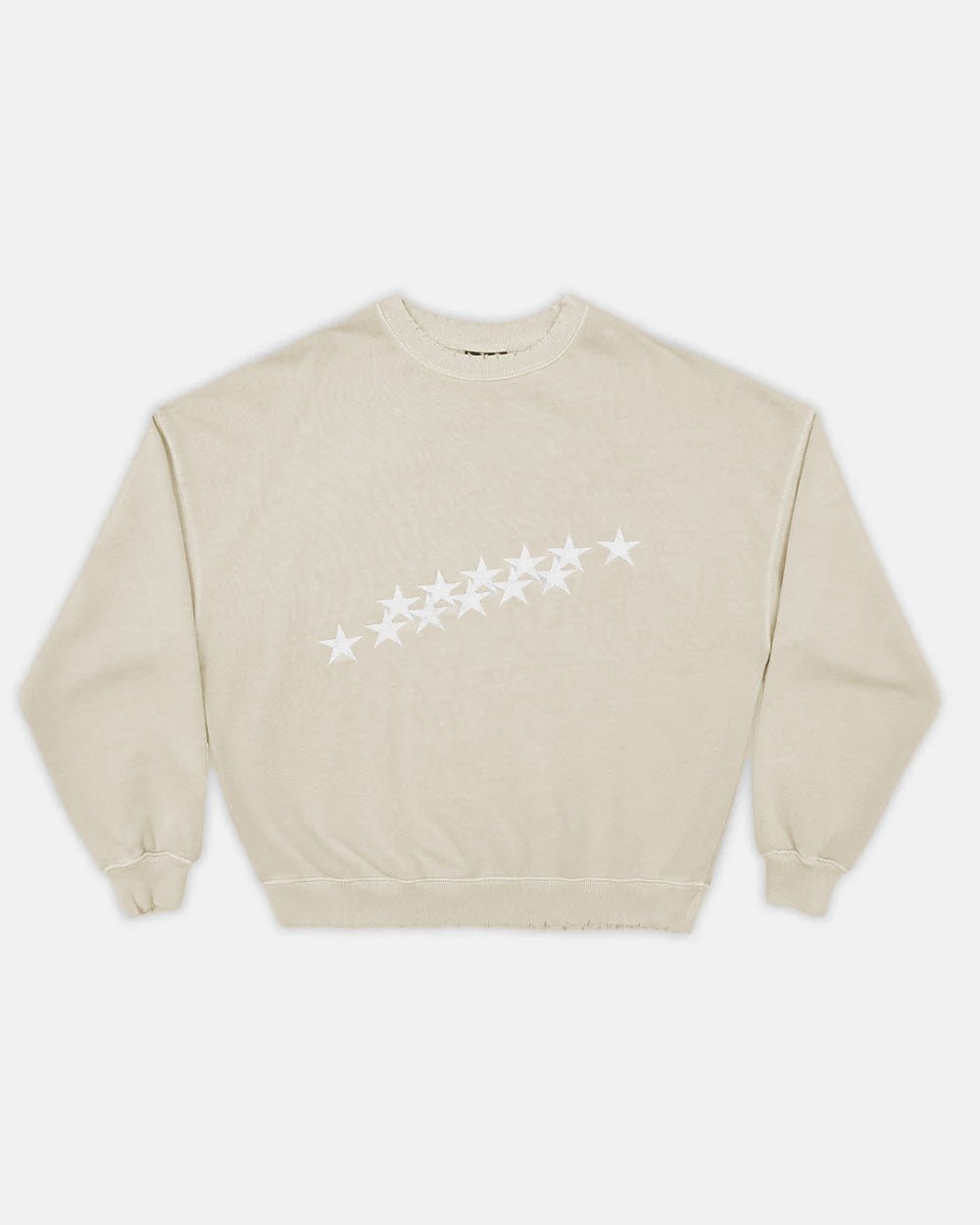 STARS CREWNECK PALE GREY