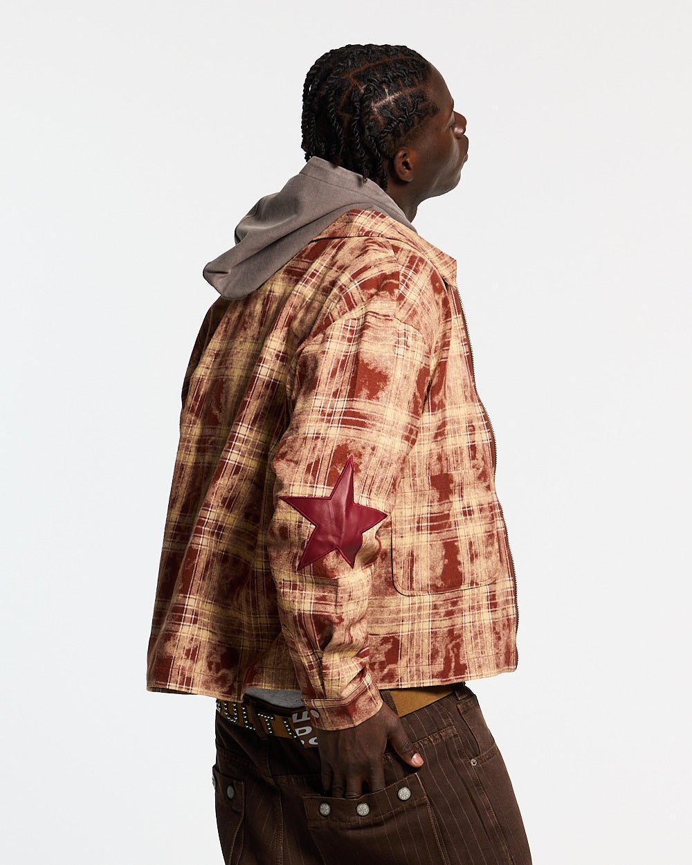 STARS JACKET BROWN