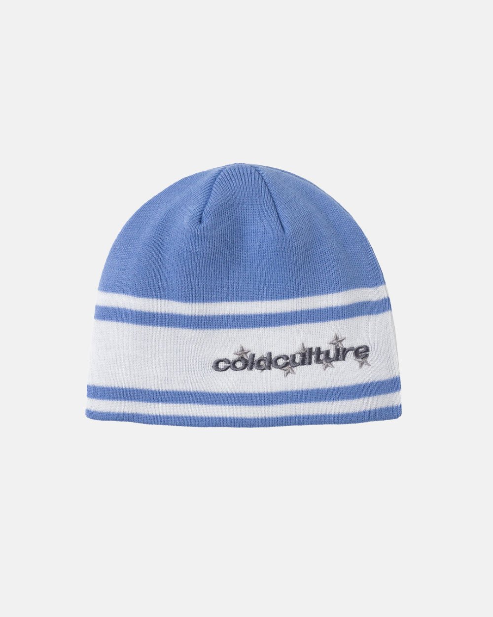 STARS STRAP BEANIE BLUE CALICO