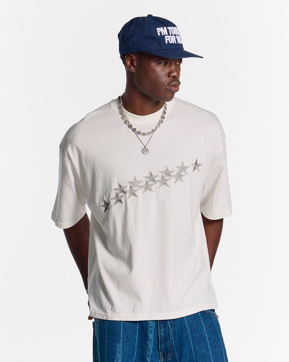 STARS TEE IVORY WHITE