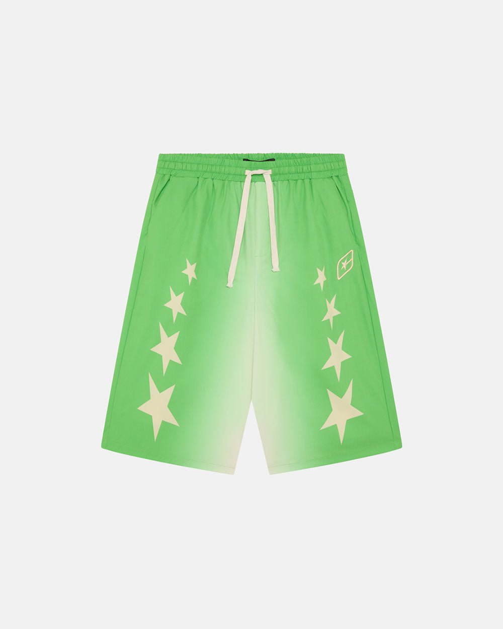 STARS WIDE SWIM SHORTS GREEN