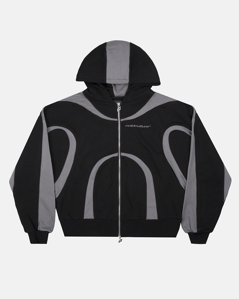 TAKE OFF ZIP HOODIE BLACK