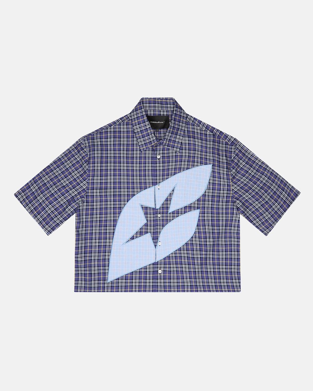 TARTAN C SHIRT DARK BLUE