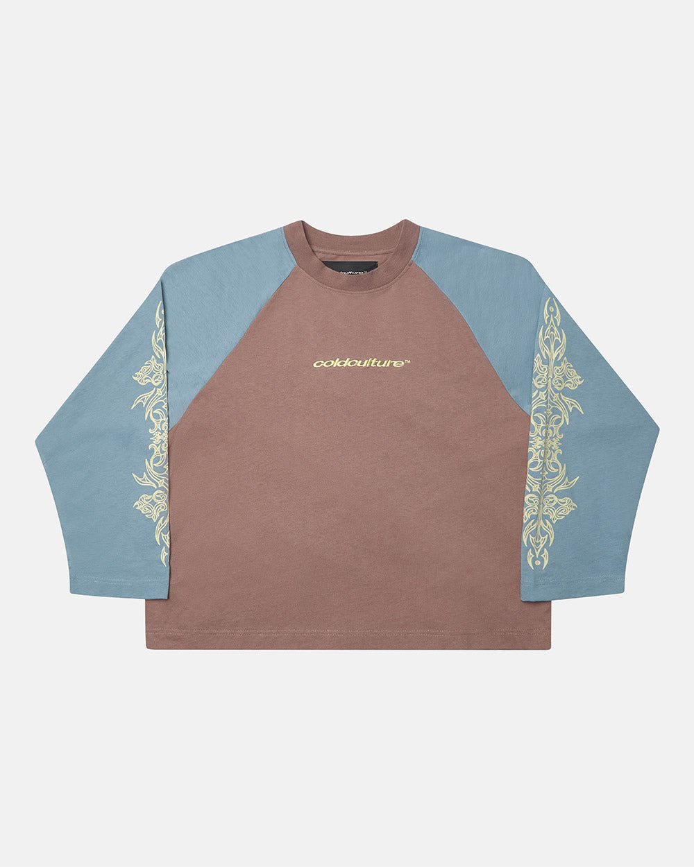 TRIBAL LONGSLEEVE BROWN & BLUE