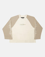 TRIBAL LONGSLEEVE GREY & OFF WHITE