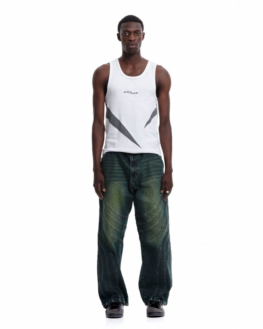 V1 MAZE PANTS GREEN DENIM
