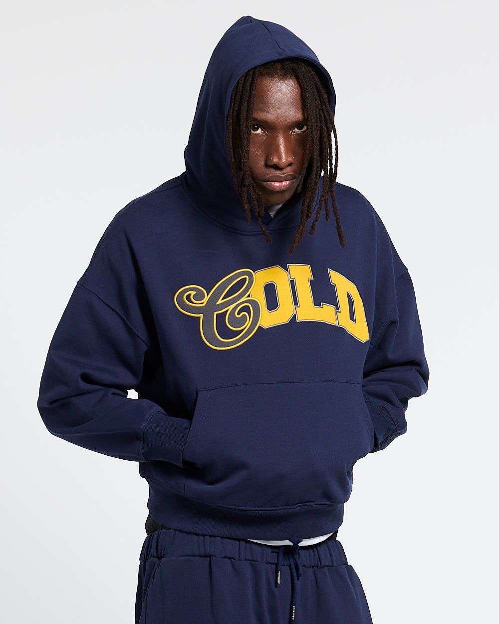 VARSITY HOODIE DARK BLUE