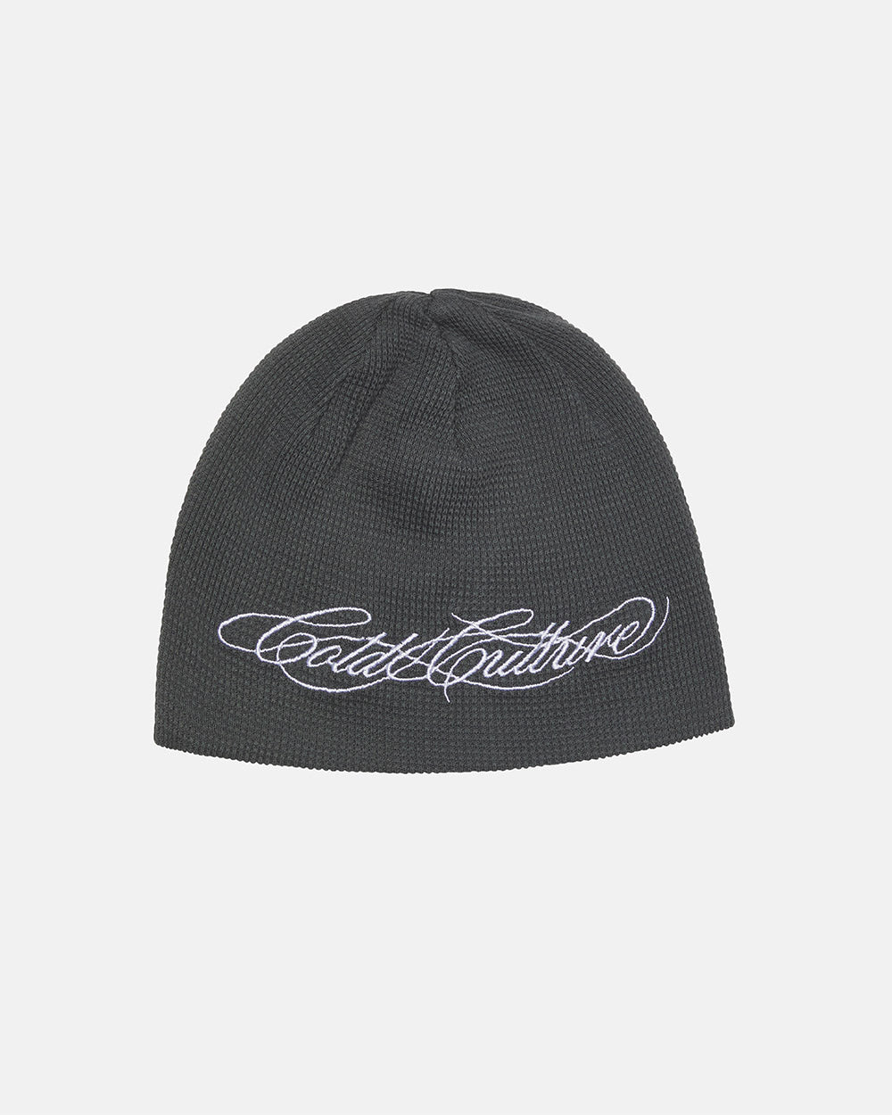 WAFFLE BEANIE BLACK