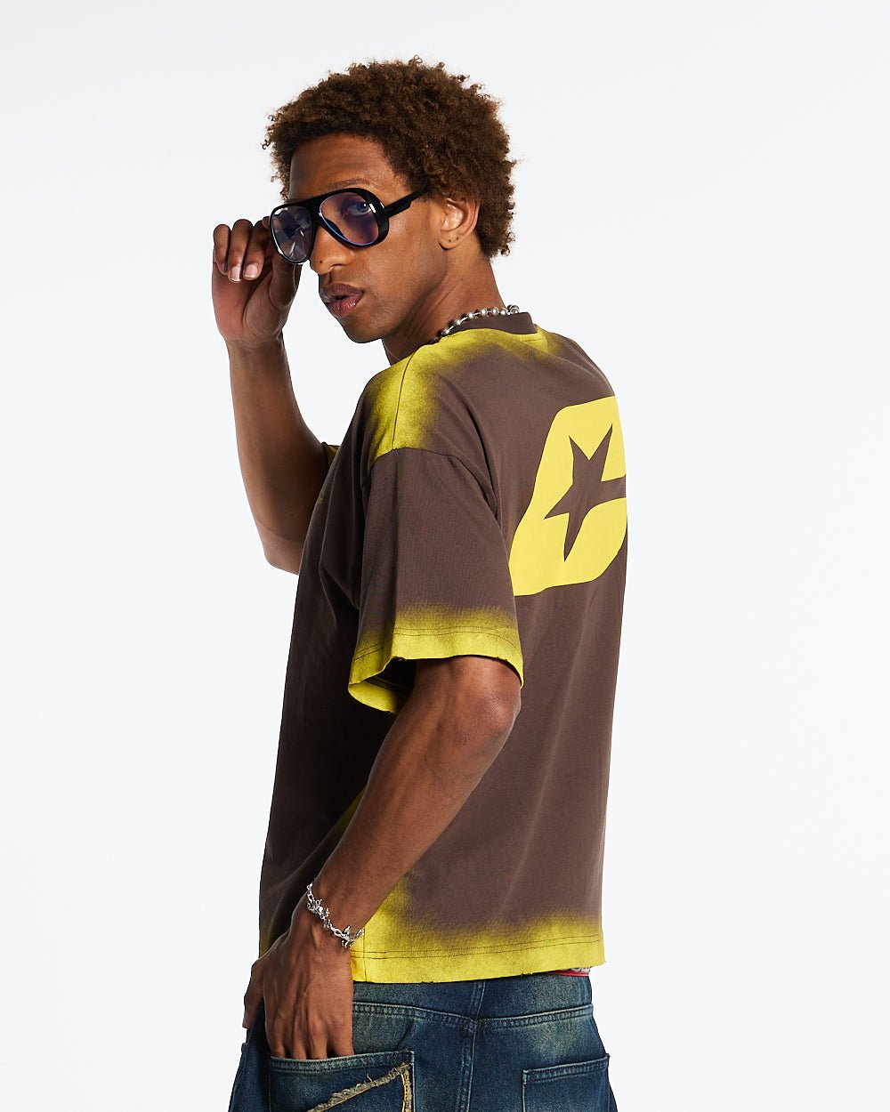 WANDER ON TEE CHOCOLATE BROWN