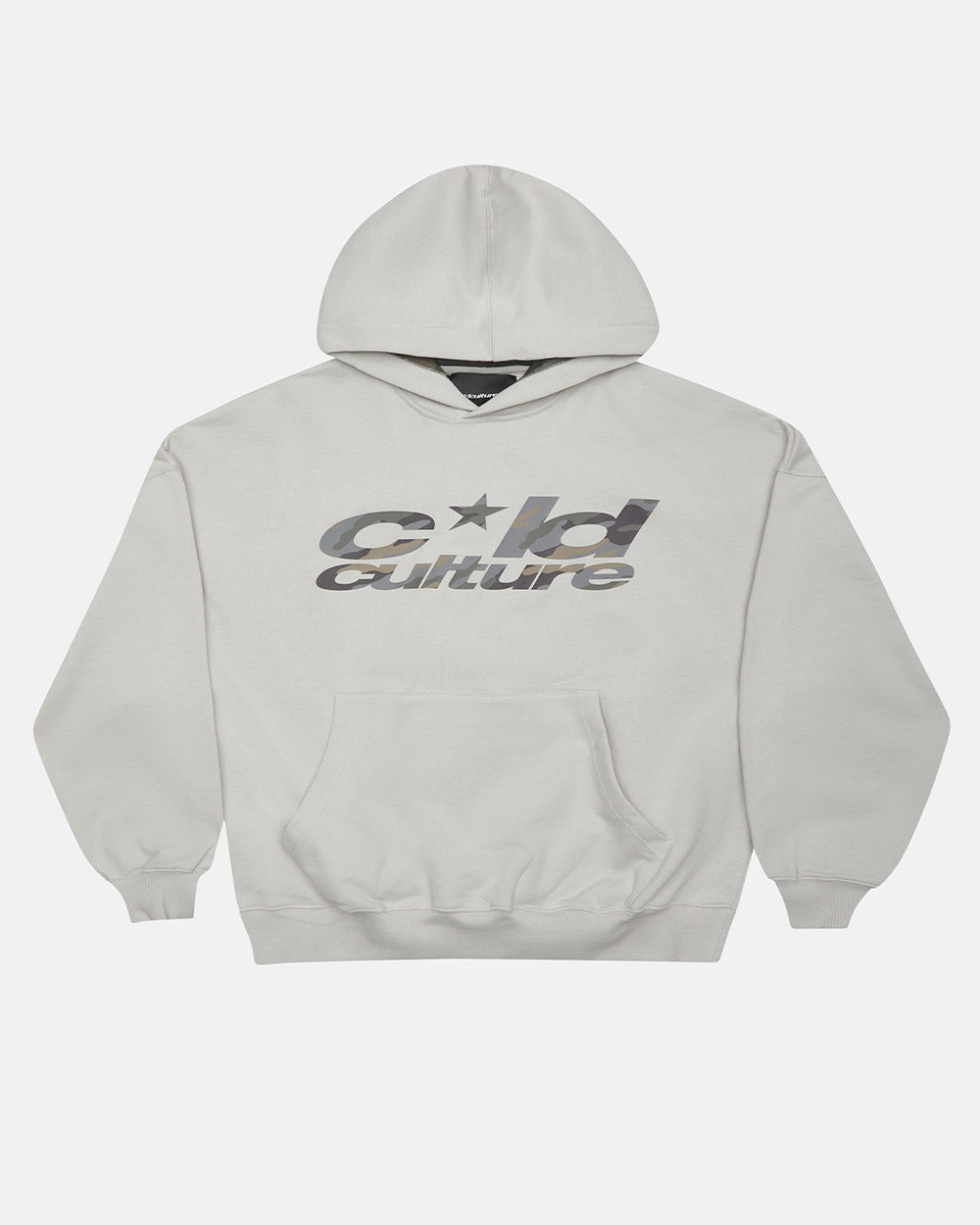 WILD CAMO HOODIE LIGHT GREY