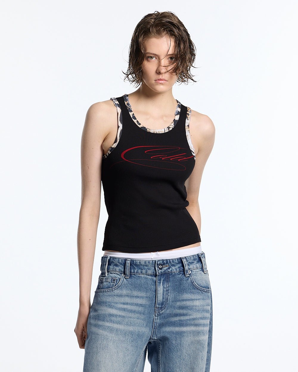 WILD TANK TOP BLACK