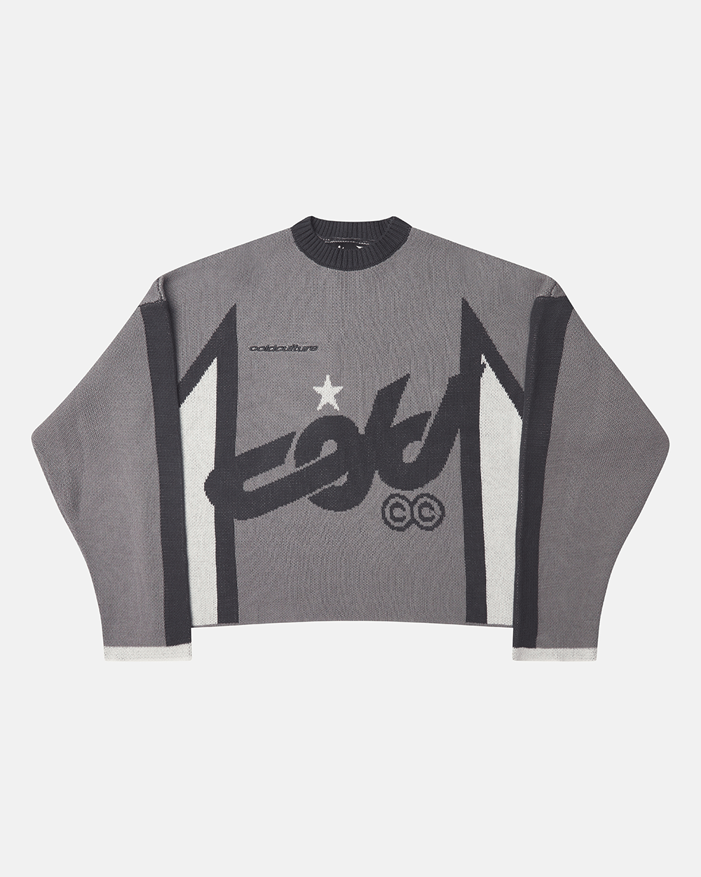 WINNER KNIT GREY, BLACK AND WHITE