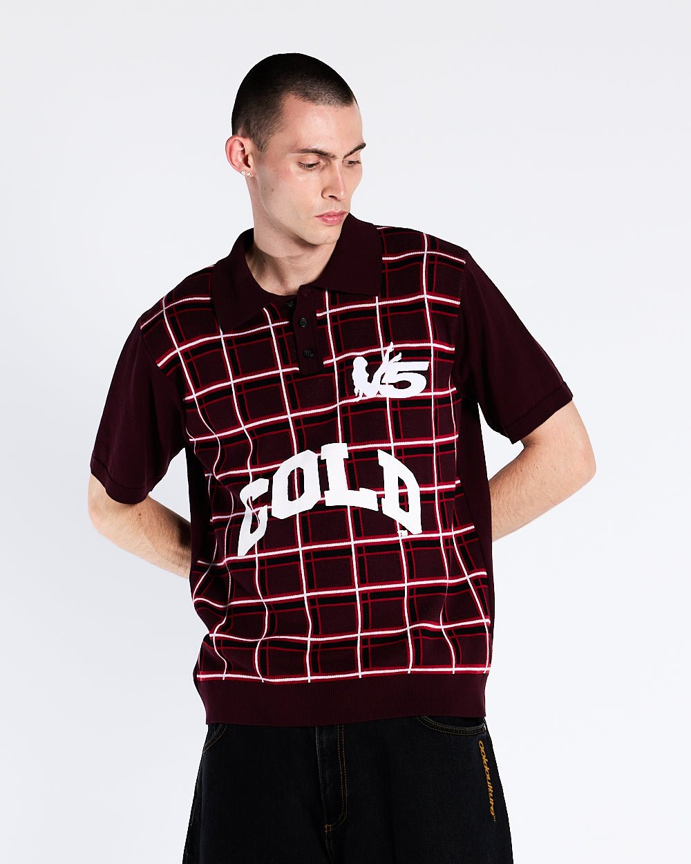 WINNERS V5 POLO RED TARTAN